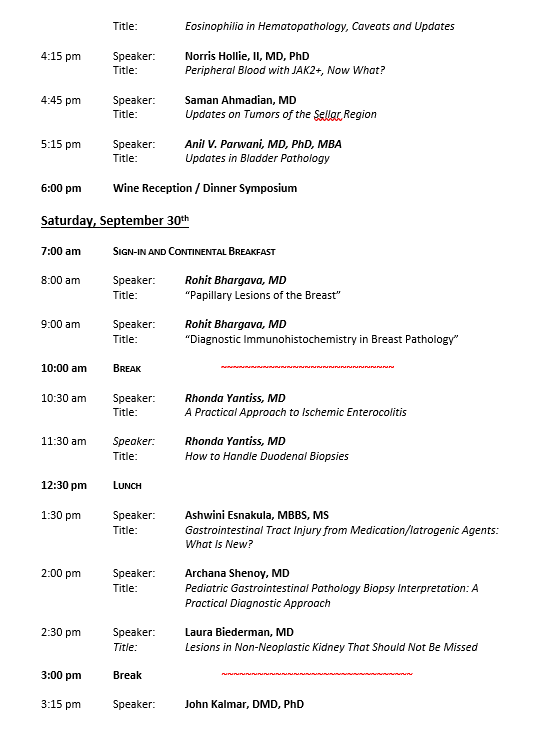 Osu Pathology Update - 9 29 2023 